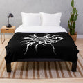 Plush blanket featuring Kataklysm metal band logo and artwork