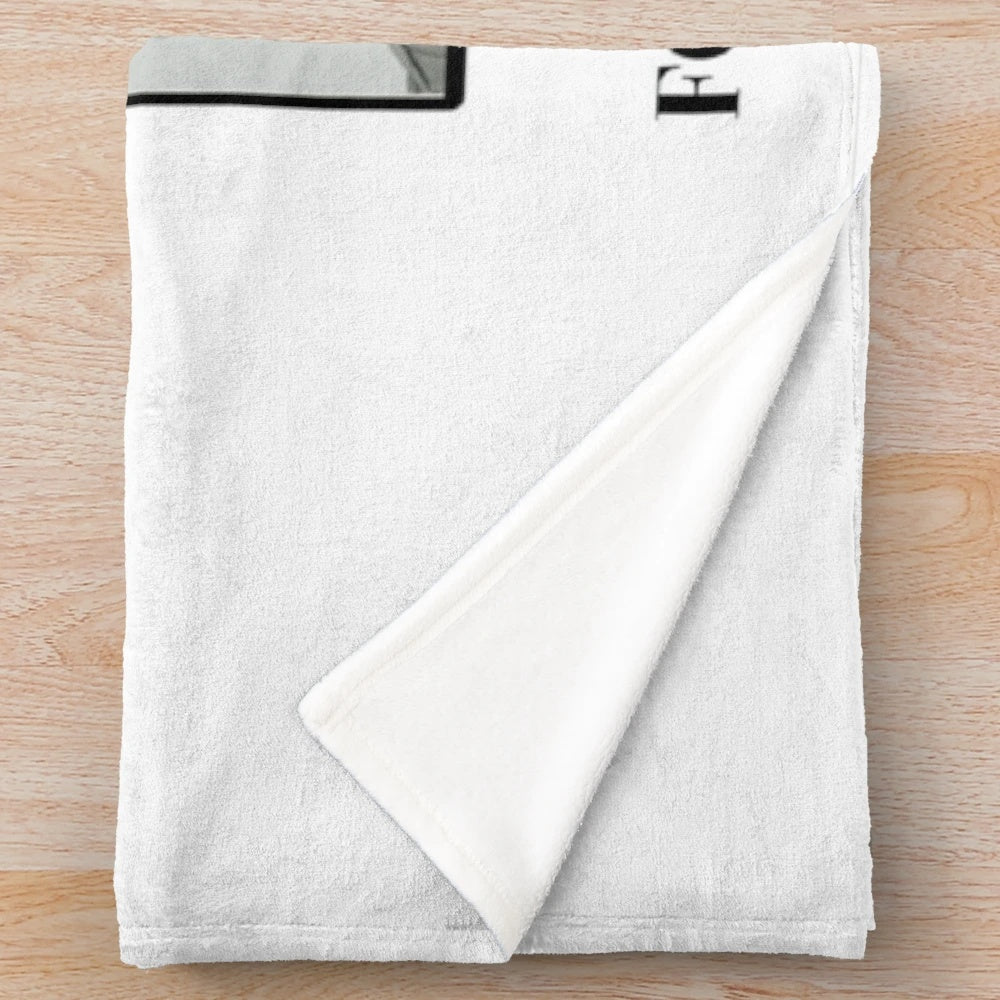 Plush blanket featuring Lando Norris and Taylor Swift's The Eras Tour design