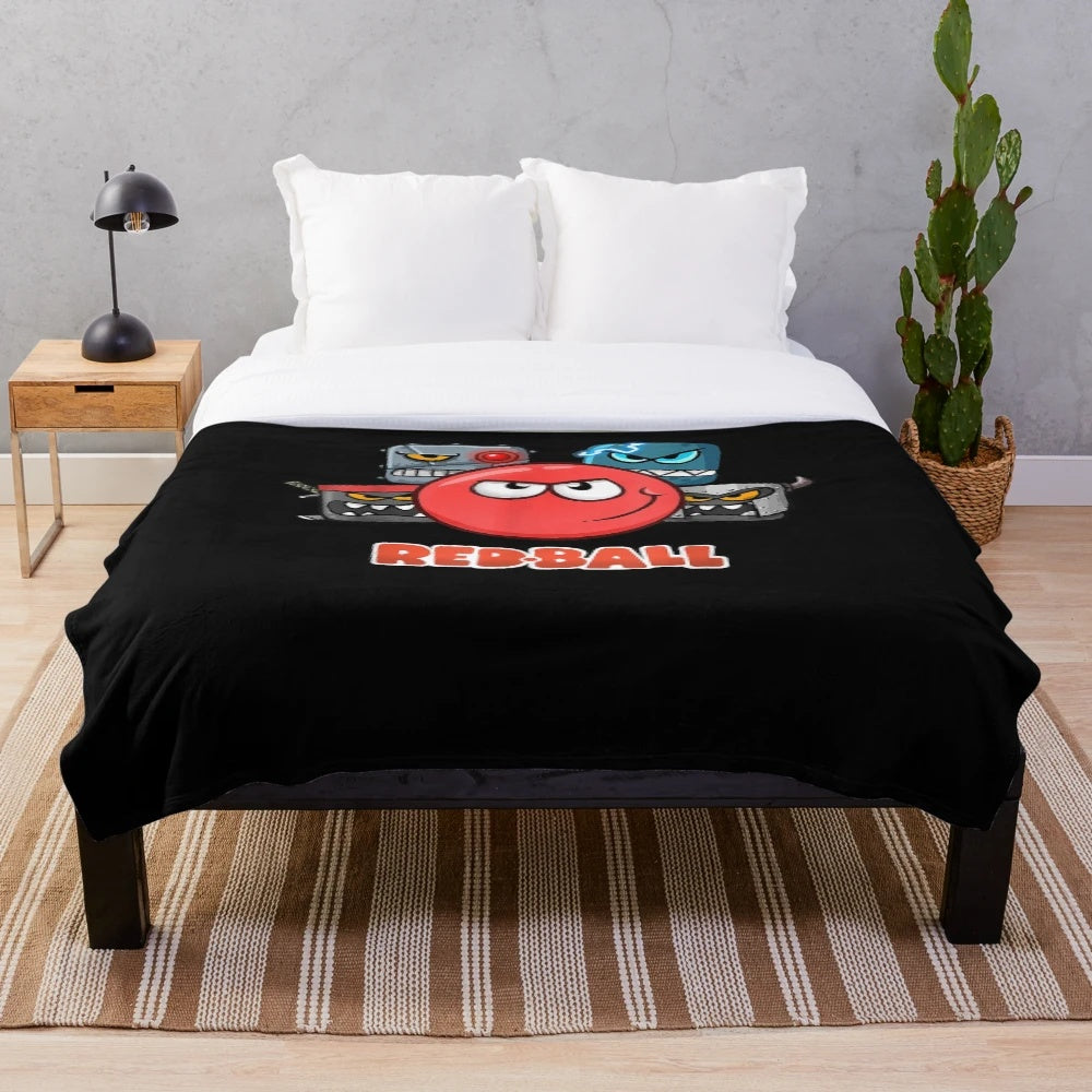 Red Ball 4: The Crew inspired plush blanket