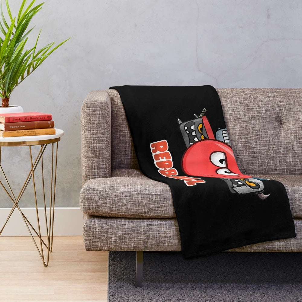 Red Ball 4: The Crew inspired plush blanket