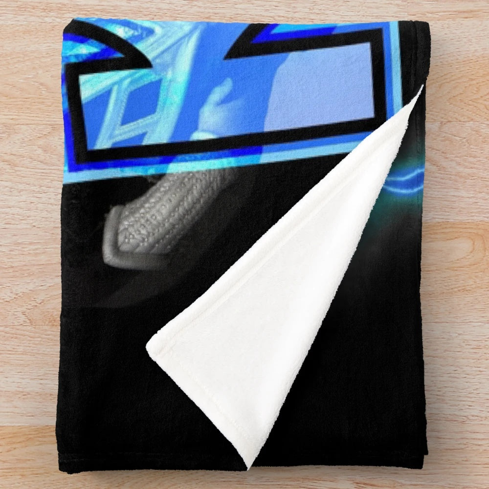 Plush blanket featuring the iconic KISS band members