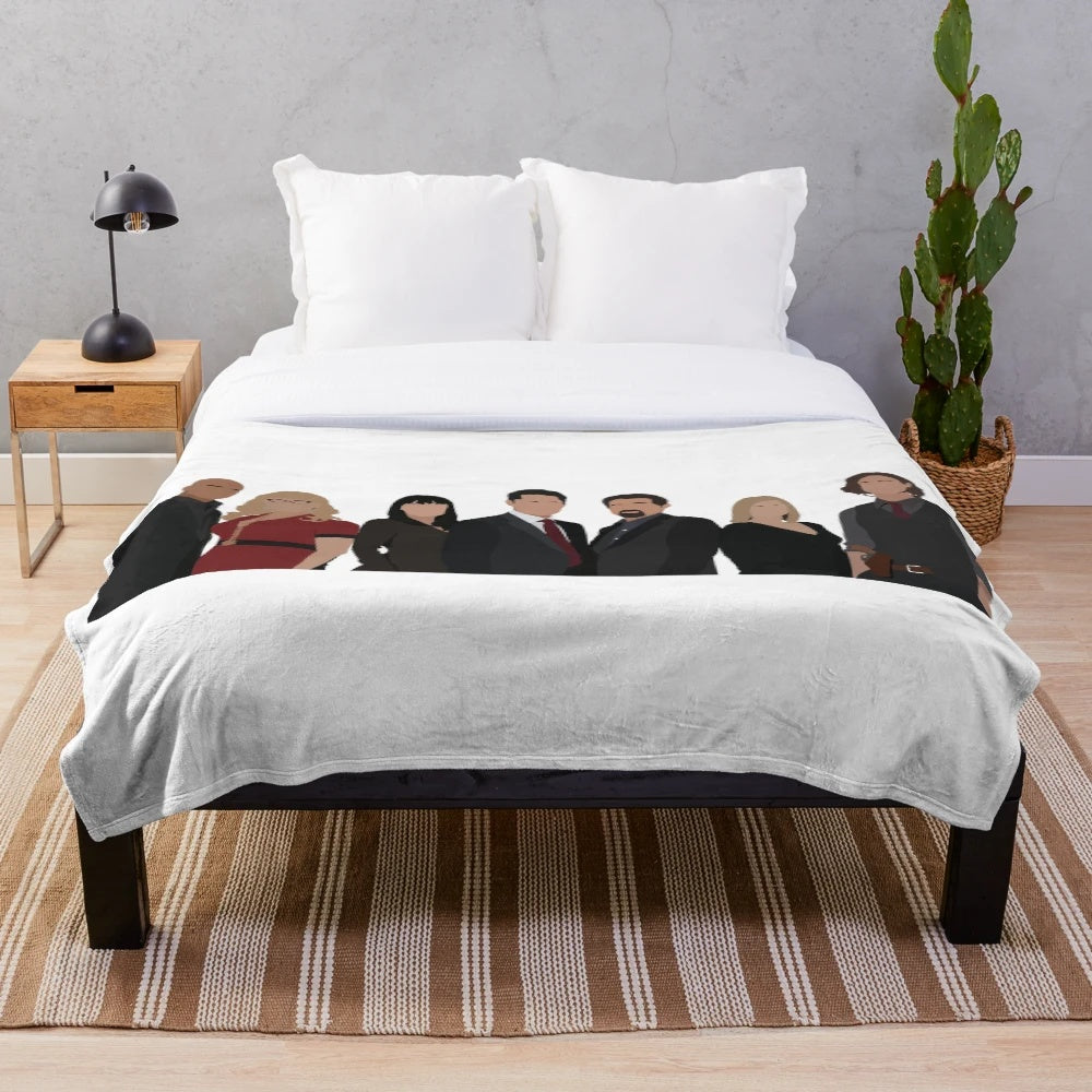 Plush Blanket Inspired by the Cast of Criminal Minds
