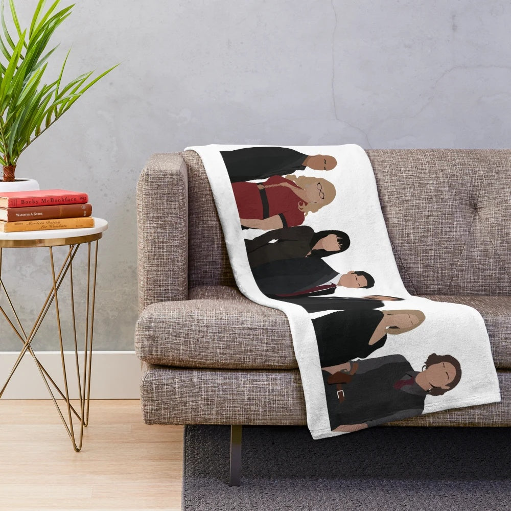 Plush Blanket Inspired by the Cast of Criminal Minds