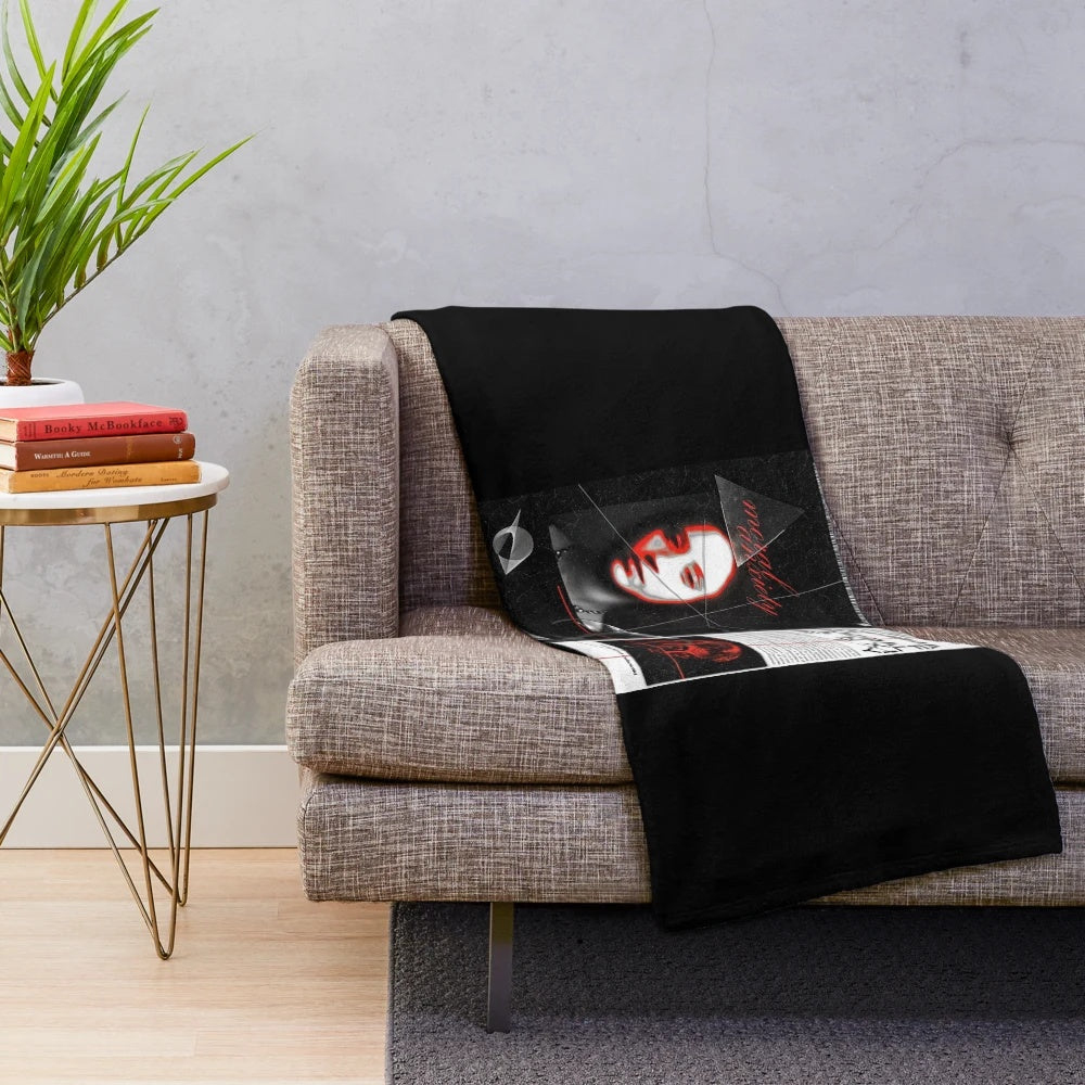 Cozy plush blanket featuring imagery from the films of Polish director Krzysztof Kieślowski