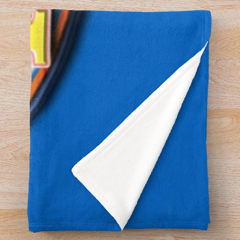 Soft, cozy plush blanket featuring the Family Feud game show logo and design