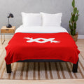 Plush blanket featuring the cult classic horror film "SANTA SANGRE
