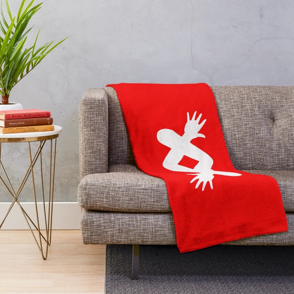 Plush blanket featuring the cult classic horror film "SANTA SANGRE