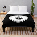 Plush blanket featuring hip hop-inspired design
