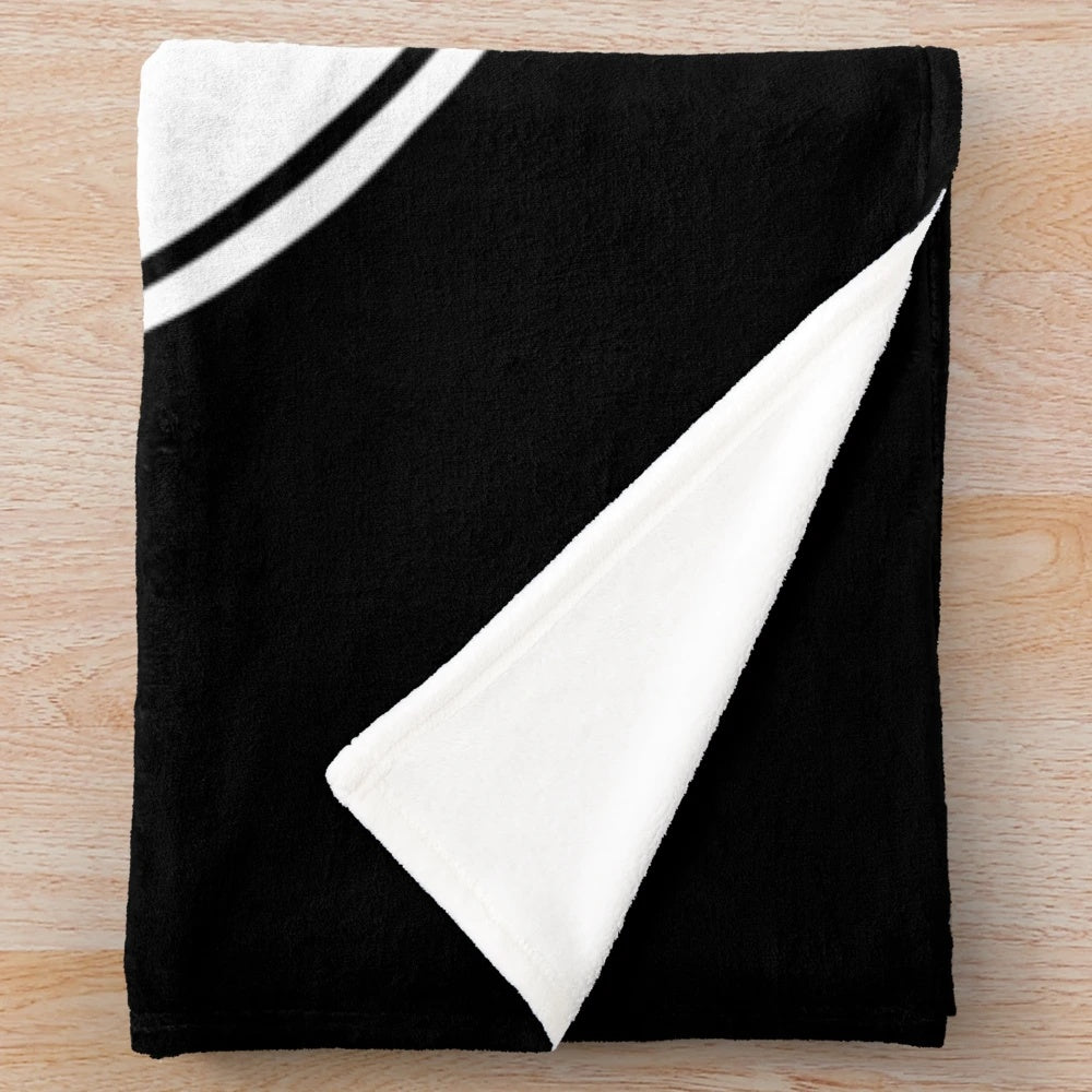 Plush blanket featuring hip hop-inspired design