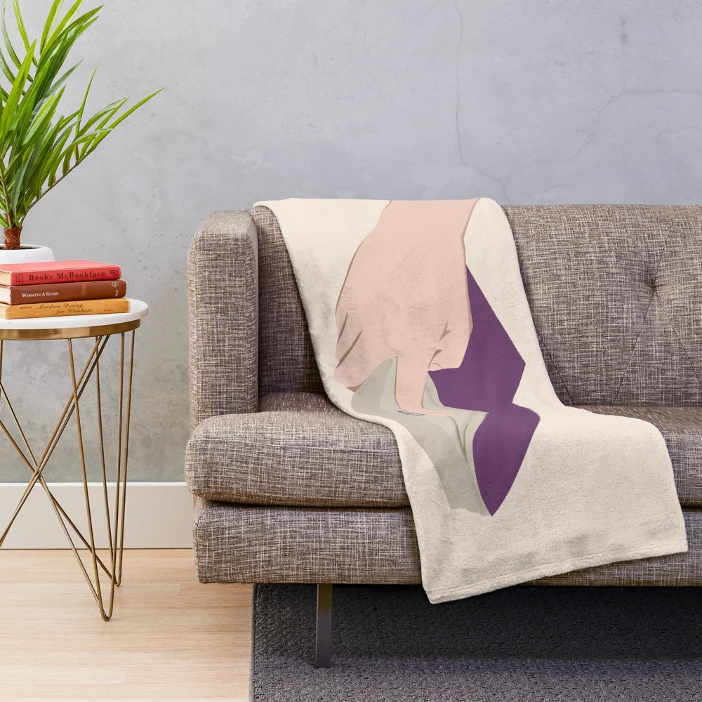 Cozy plush blanket featuring imagery from the film "Page 28 (PoaLoF)