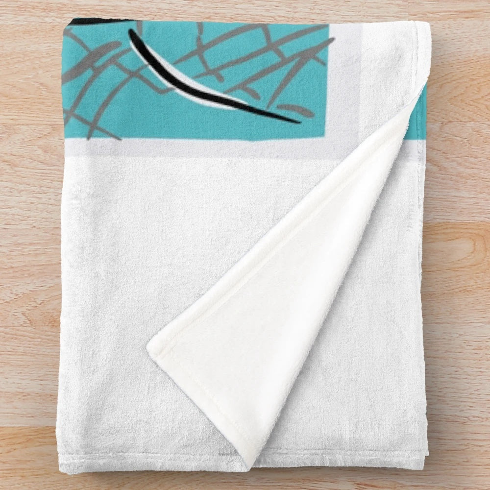 Plush blanket featuring the work of acclaimed Brazilian filmmaker Walter Salles