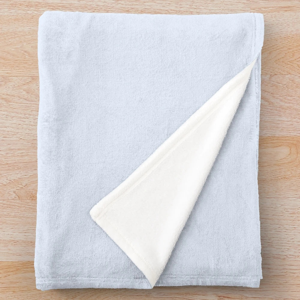 Plush blanket featuring a design inspired by the films of renowned French director Chris Marker