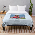 Plush blanket inspired by the French film "Été 85" by Francois Ozon