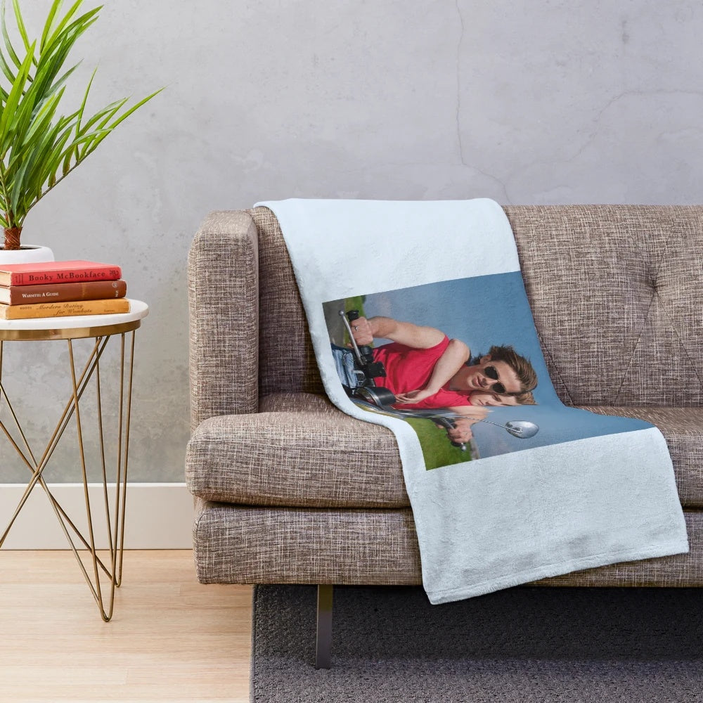 Plush blanket inspired by the French film "Été 85" by Francois Ozon