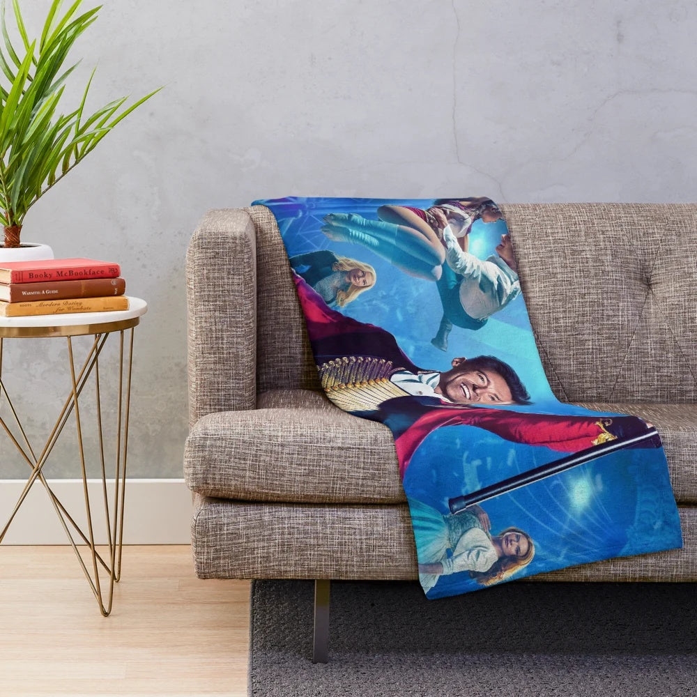 The Greatest Showman Plush Blanket featuring Hugh Jackman
