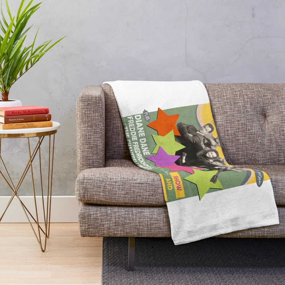 Plush blanket inspired by the hit 90s film "That Thing You Do