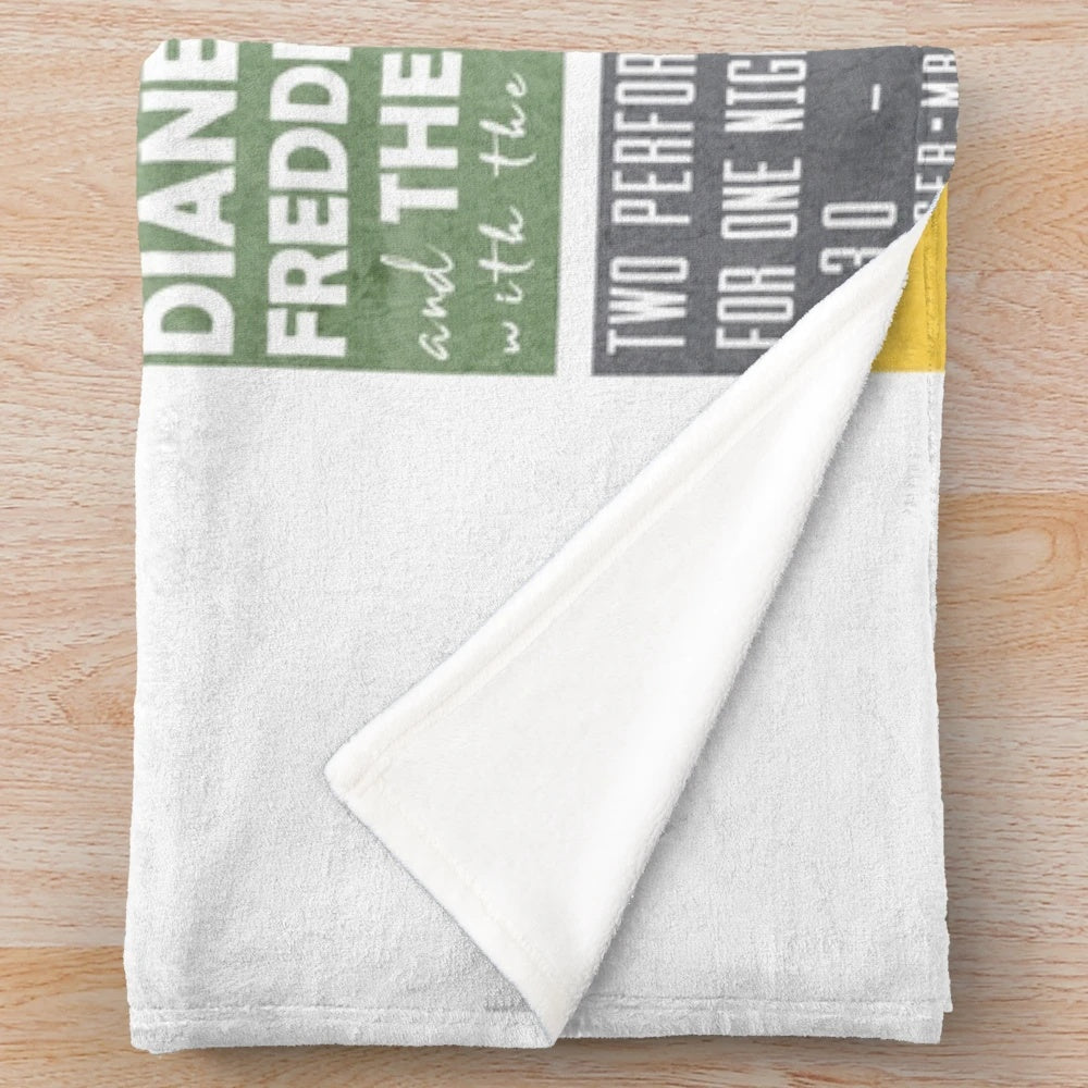 Plush blanket inspired by the hit 90s film "That Thing You Do