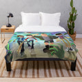 Plush blanket inspired by the popular children's book series The Last Kids on Earth