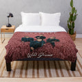 Plush blanket with Westlife-inspired design