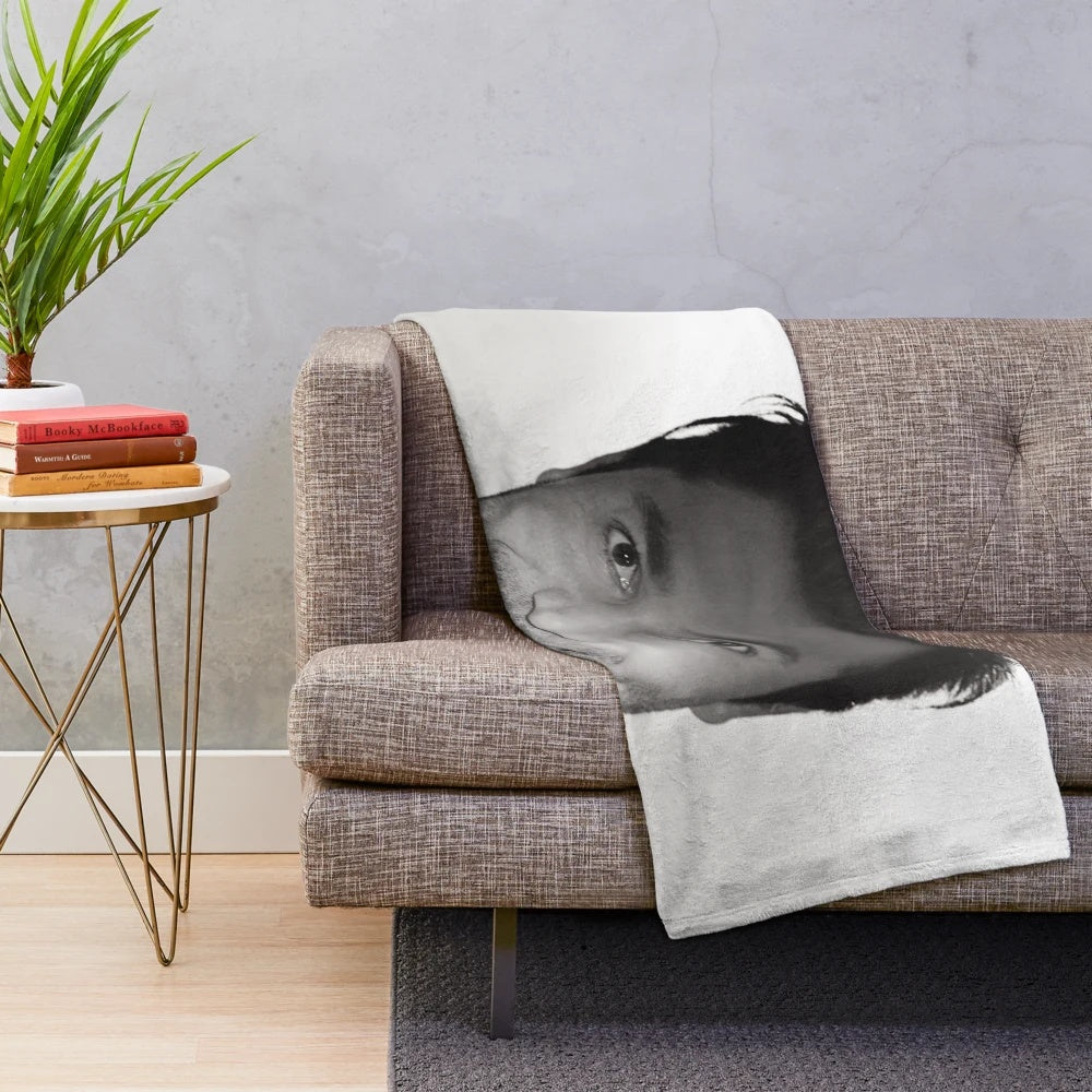 Chayanne-inspired plush blanket featuring a star design