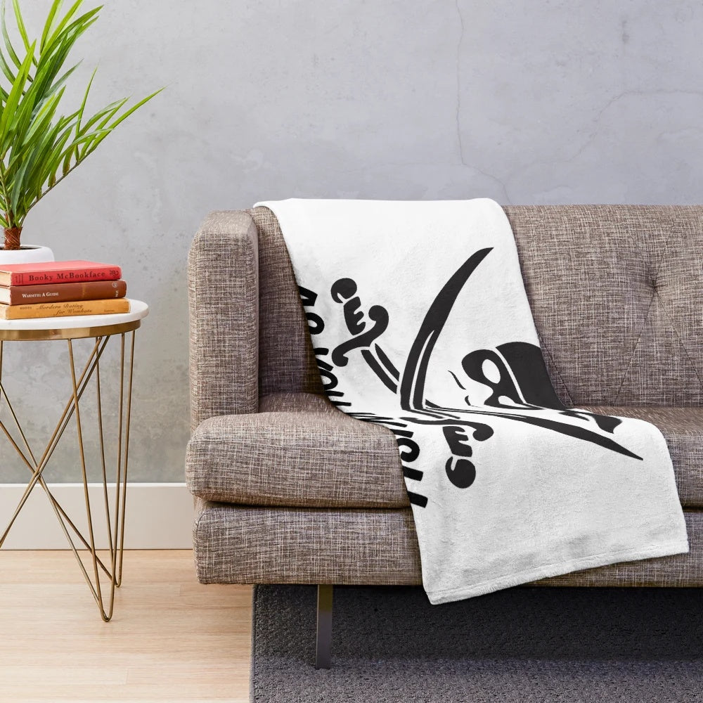 Princess Bride inspired plush blanket featuring the iconic "As you wish" quote