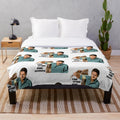 Soft, cozy plush blanket featuring the iconic "The Tribe Has Spoken" quote from Survivor host Jeff Probst