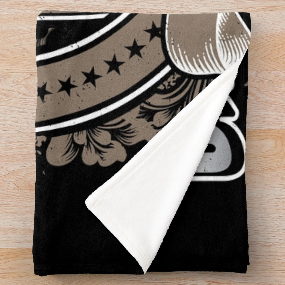 Unus Annus inspired plush blanket featuring the iconic logo