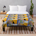 Plush blanket featuring Van Gogh's famous painting of his bedroom in Arles, France