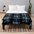 Plush blanket featuring U2 2024 Live Sphere Vegas concert design