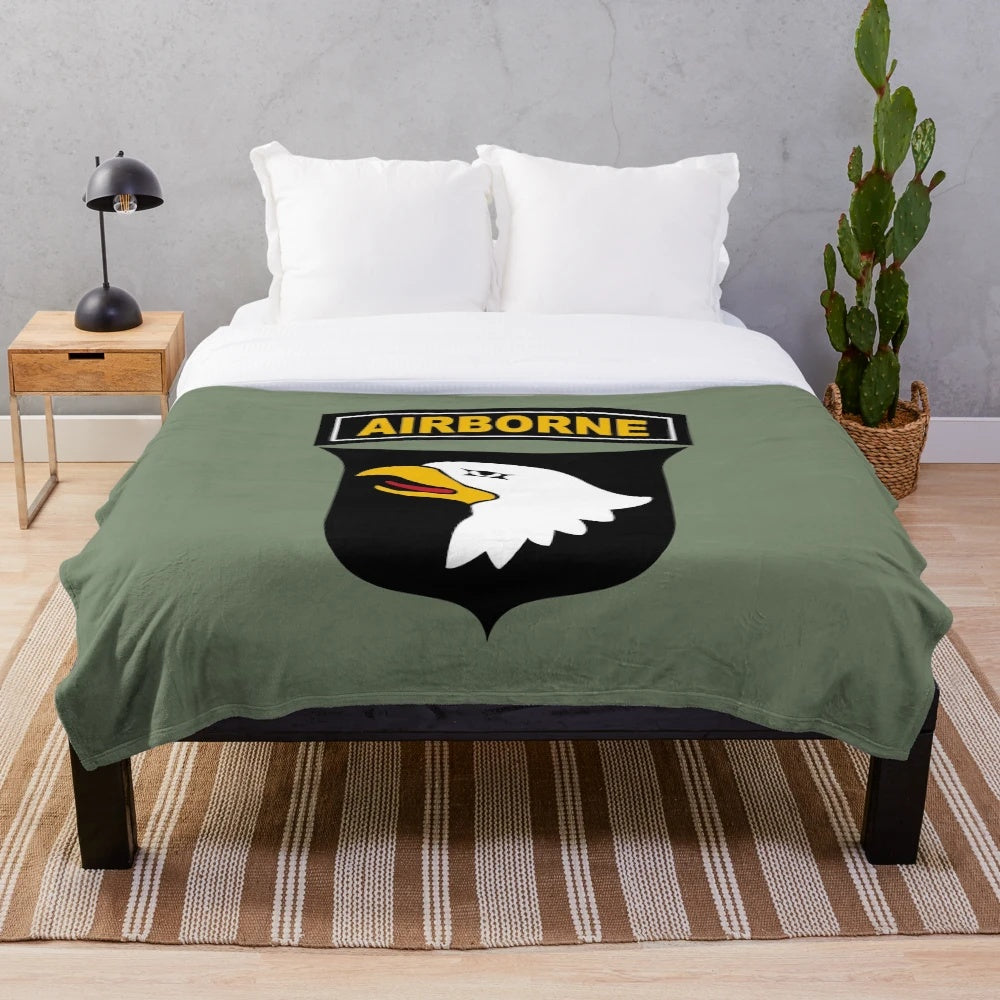 101st Airborne Division Plush Blanket