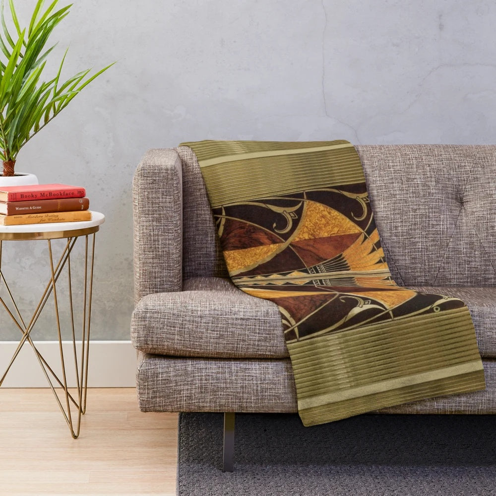 Plush blanket featuring the iconic Art Deco elevator doors of the Chrysler Building in New York City