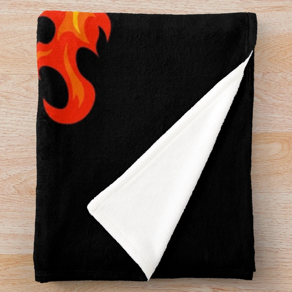 Plush blanket with a funny and cool graphic for medical secretaries