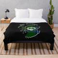 Henderson Clan Scotland Map and Crest Plush Blanket