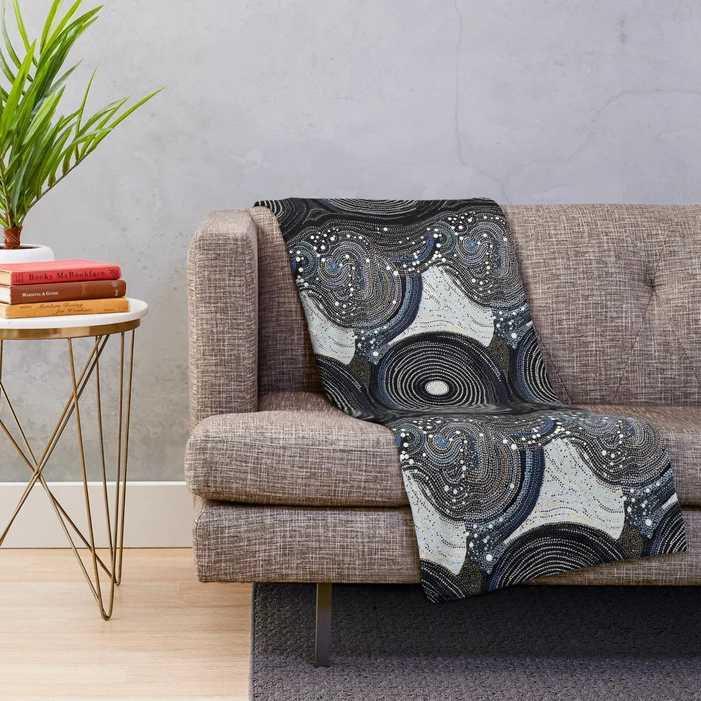 Indigenous Art Plush Blanket