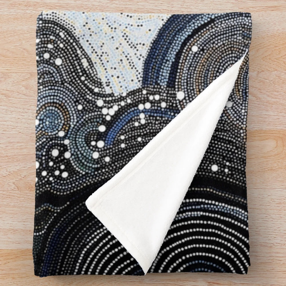 Indigenous Art Plush Blanket