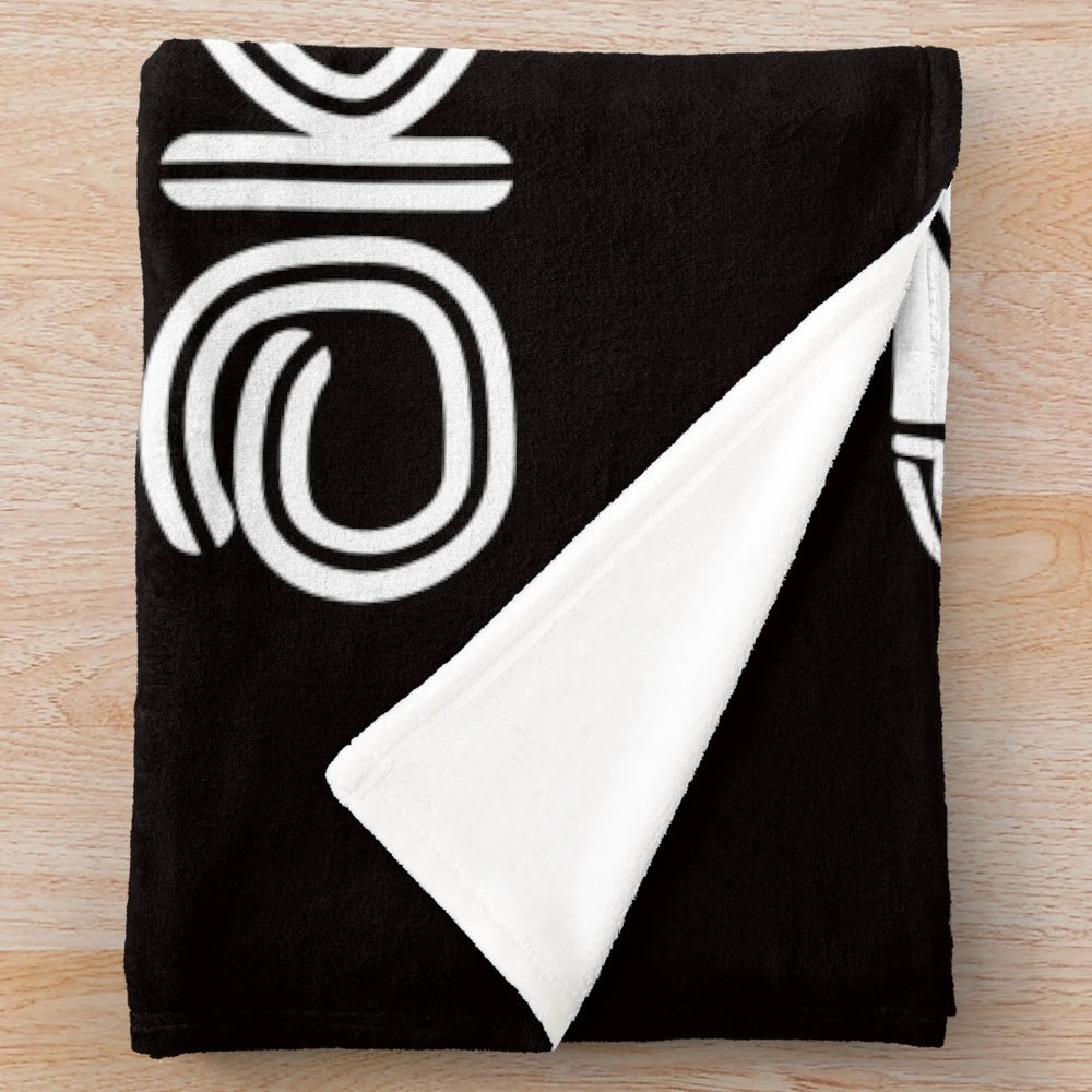 Plush blanket featuring a design inspired by kendo and Australian martial arts culture
