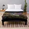 Plush blanket featuring the iconic Las Vegas, Nevada skyline