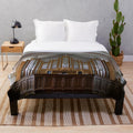 Detmold, Germany church pipe organ featured on a plush blanket