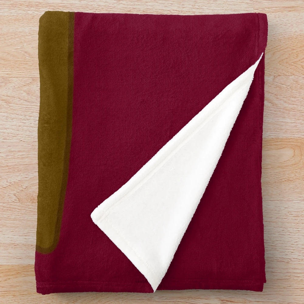 Parachutist badge with wings design plush blanket