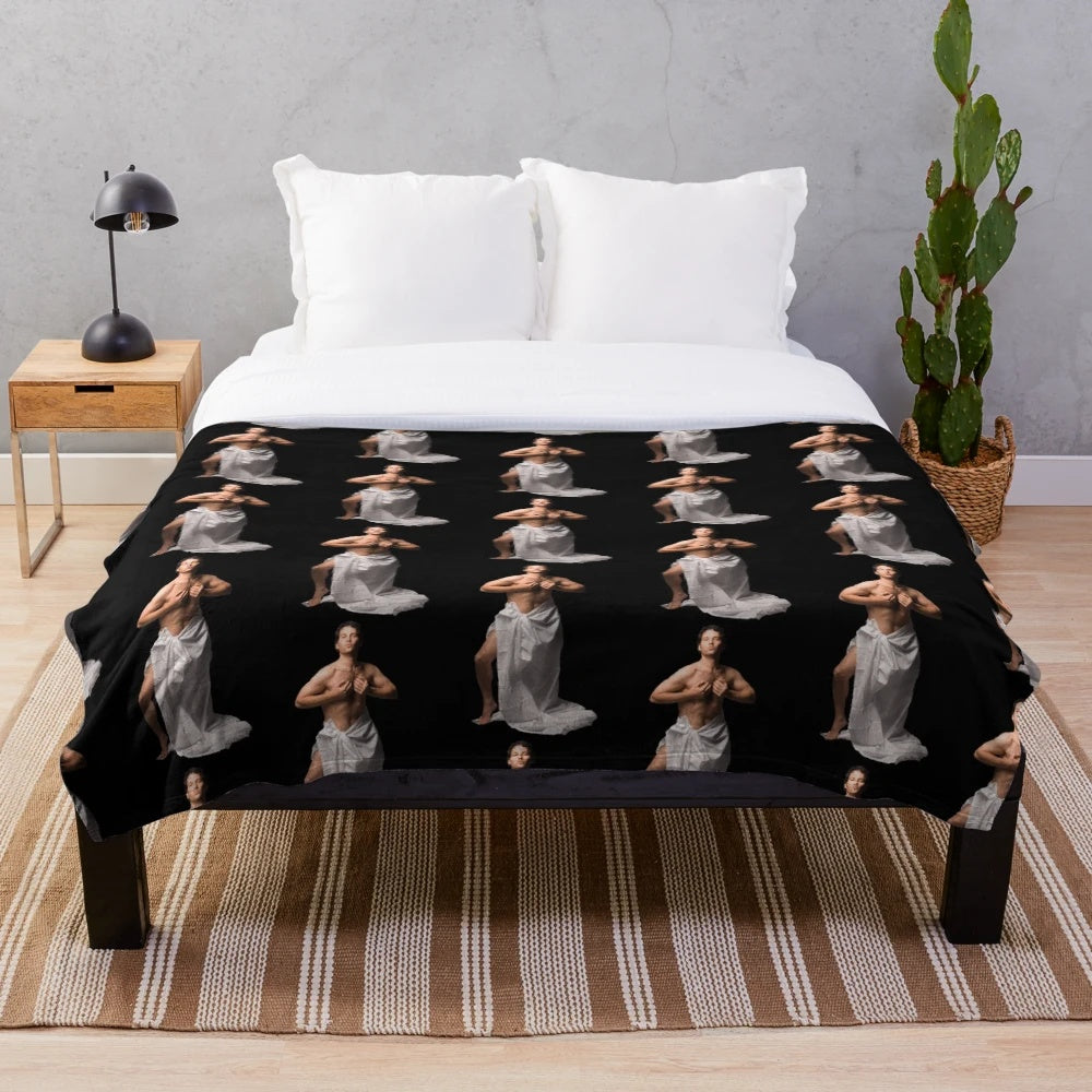 Paul Rudd inspired plush blanket