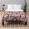 Soft plush blanket featuring a portrait of Journey singer Steve Perry
