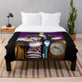 Addams Family Portrait Plush Blanket