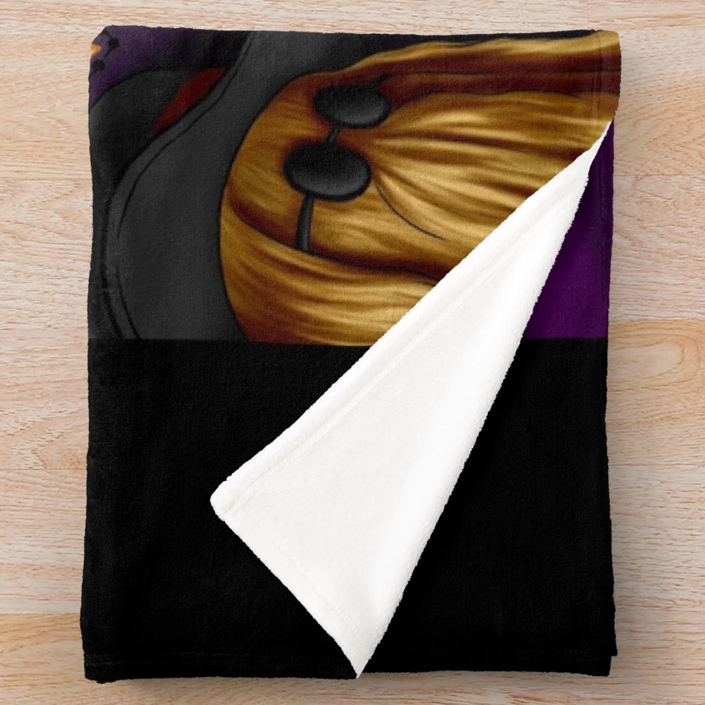 Addams Family Portrait Plush Blanket