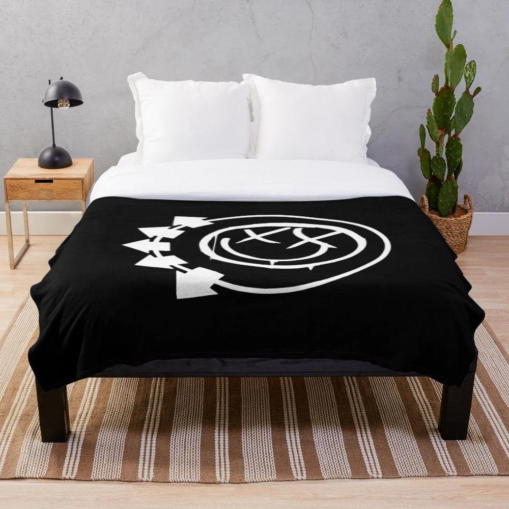 Blink 182 Inspired Plush Blanket