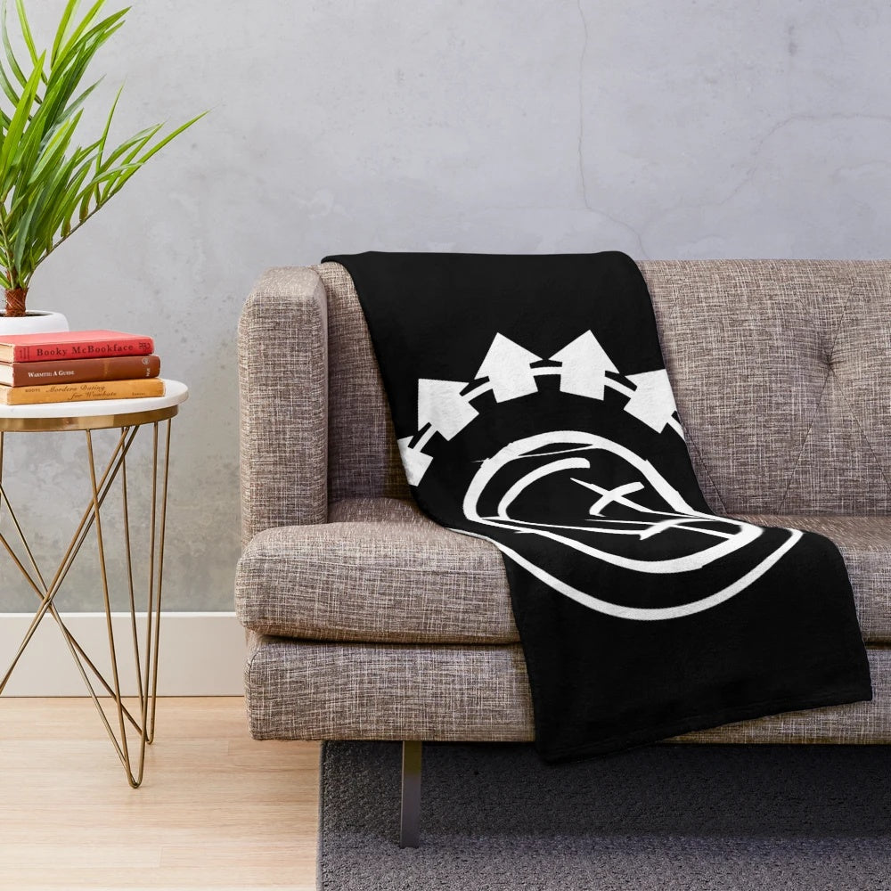 Blink 182 Inspired Plush Blanket