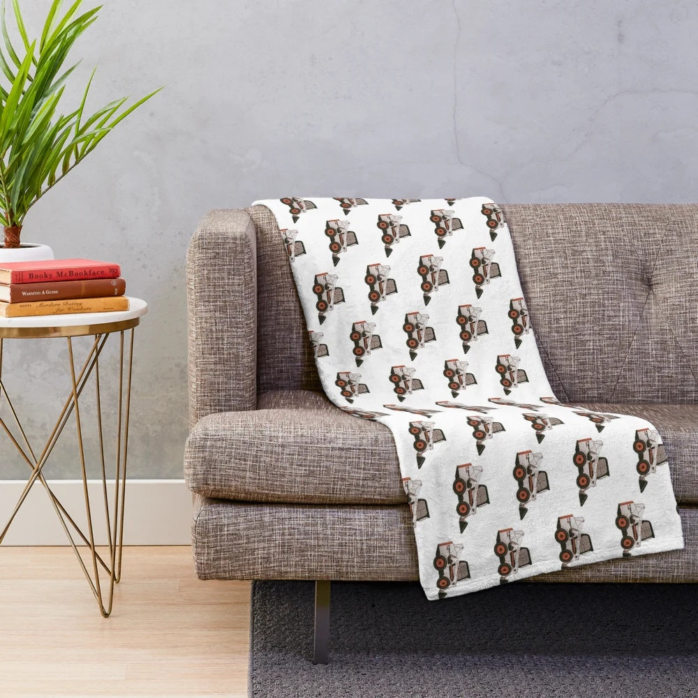 Bobcat Skidsteer Plush Blanket