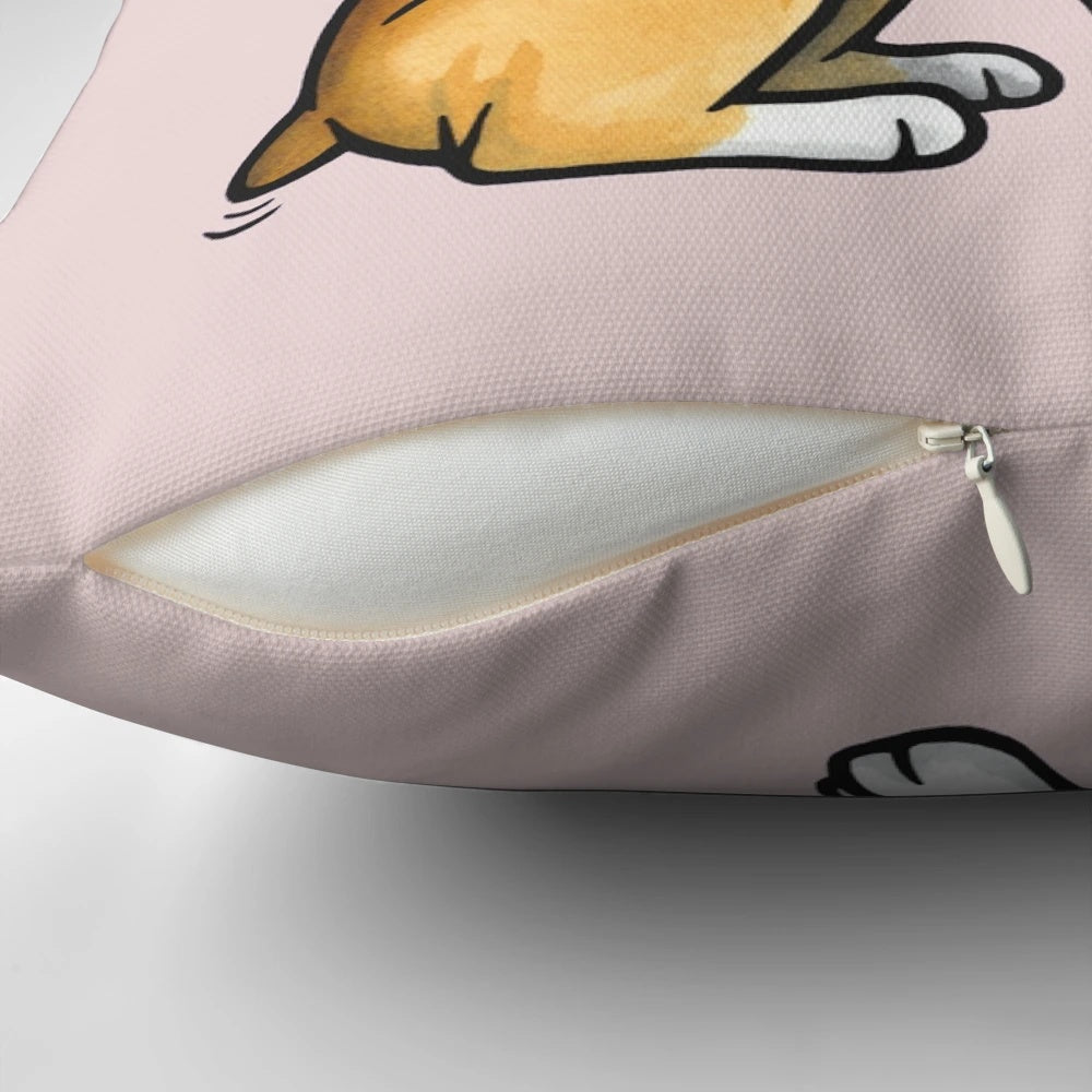 Soft, plush pillow featuring a cute boxer dog design, perfect for dog lovers