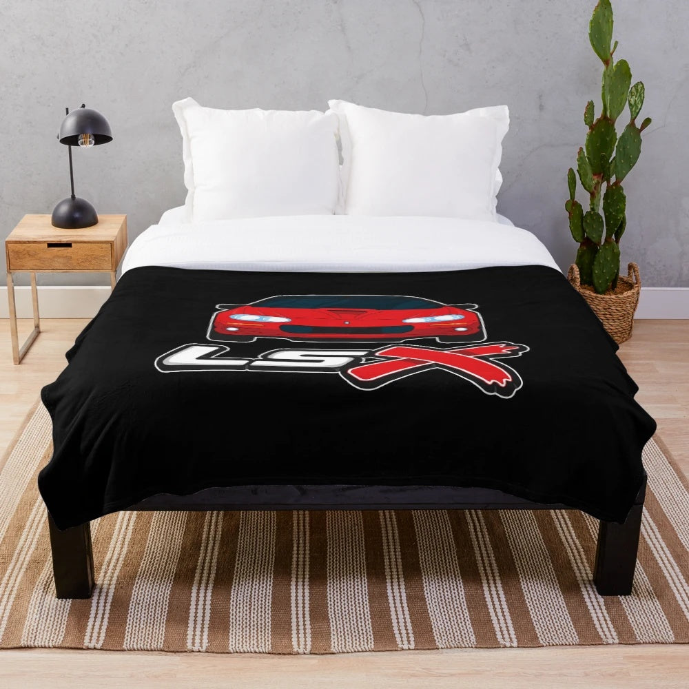 Camaro LSX-inspired plush blanket for car enthusiasts