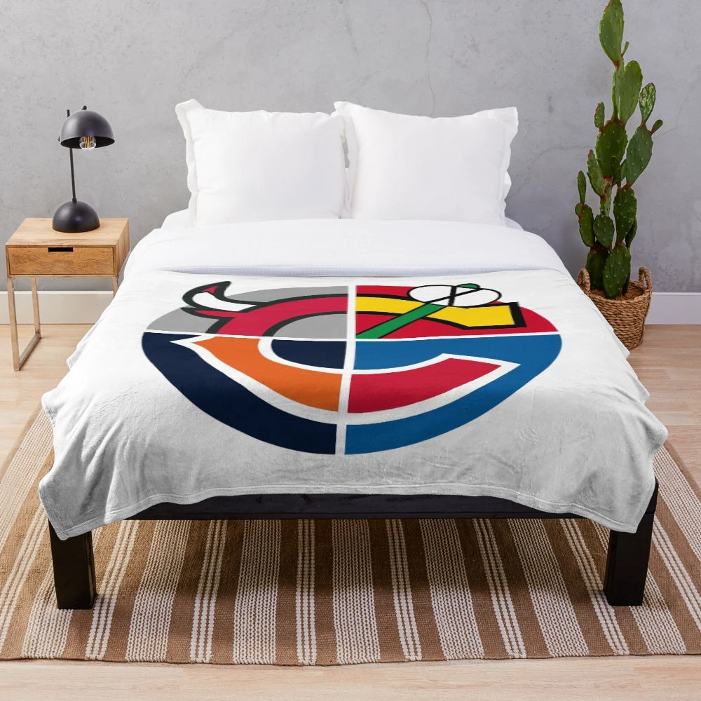 Plush Chicago Sports Themed Blanket