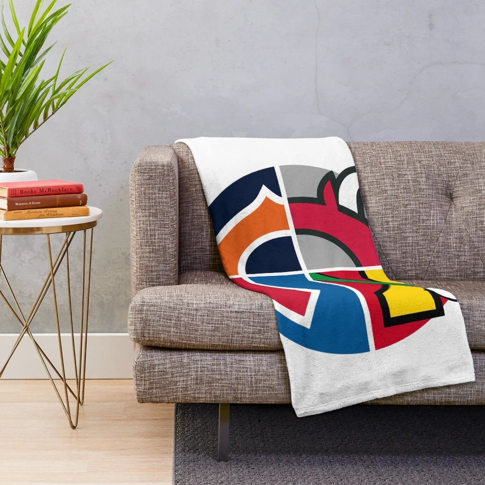 Plush Chicago Sports Themed Blanket